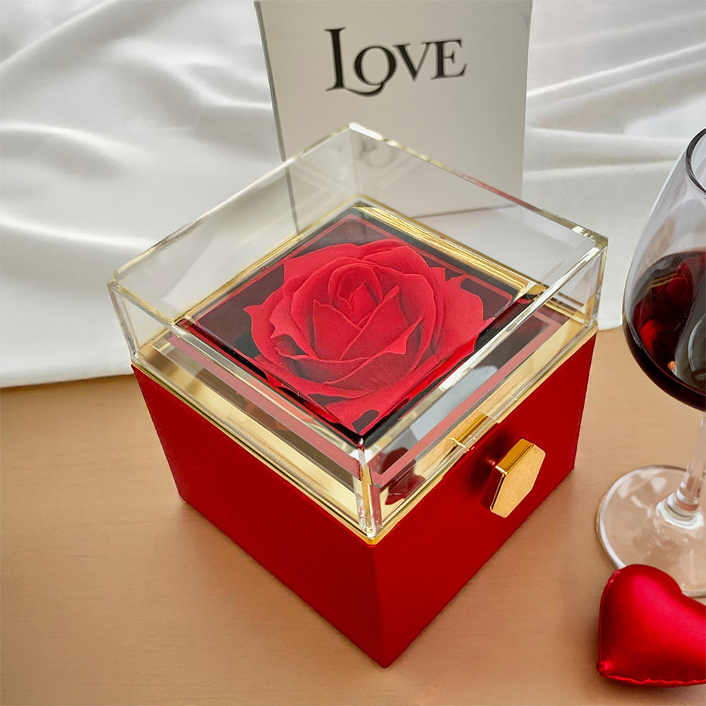 Alluring Beauty - Rotating Rose Gift Box