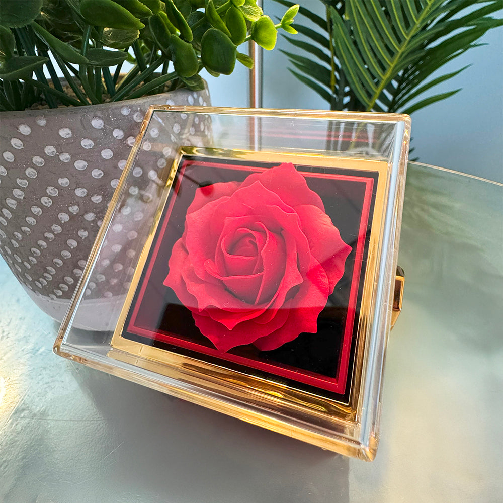 Forever Love - Rotating Rose Gift Box