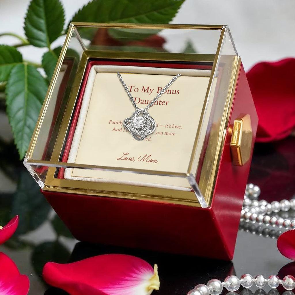 Love Knot - Rotating Rose Gift Box