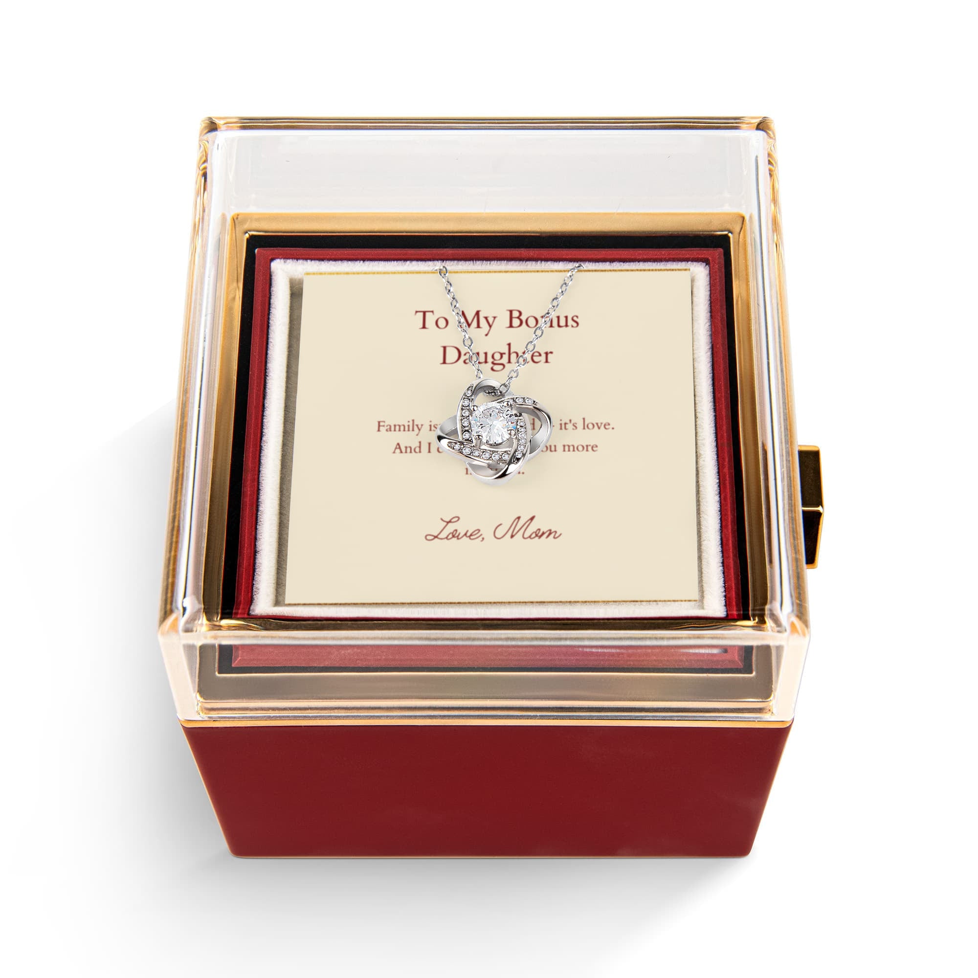Love Knot - Rotating Rose Gift Box