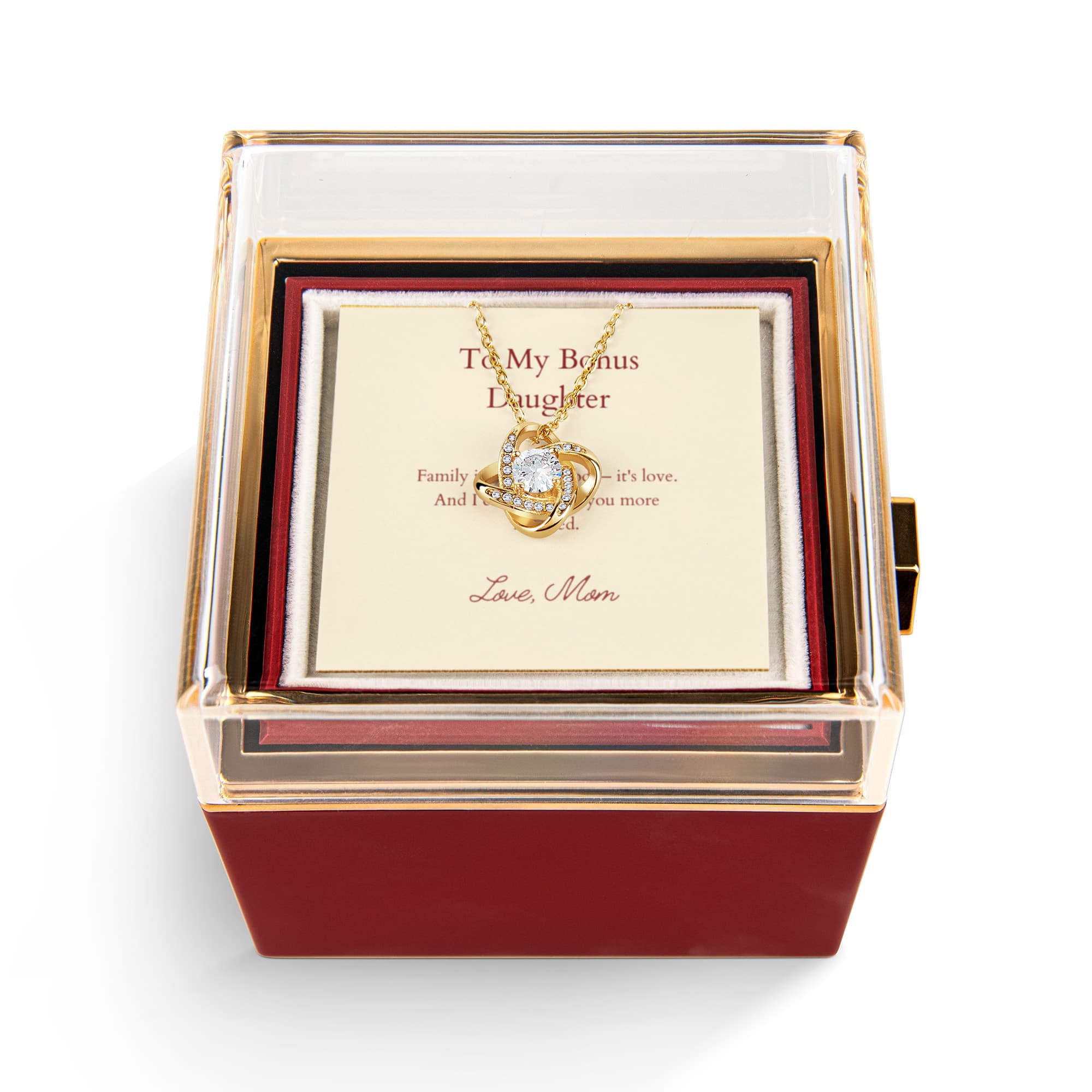 Love Knot - Rotating Rose Gift Box
